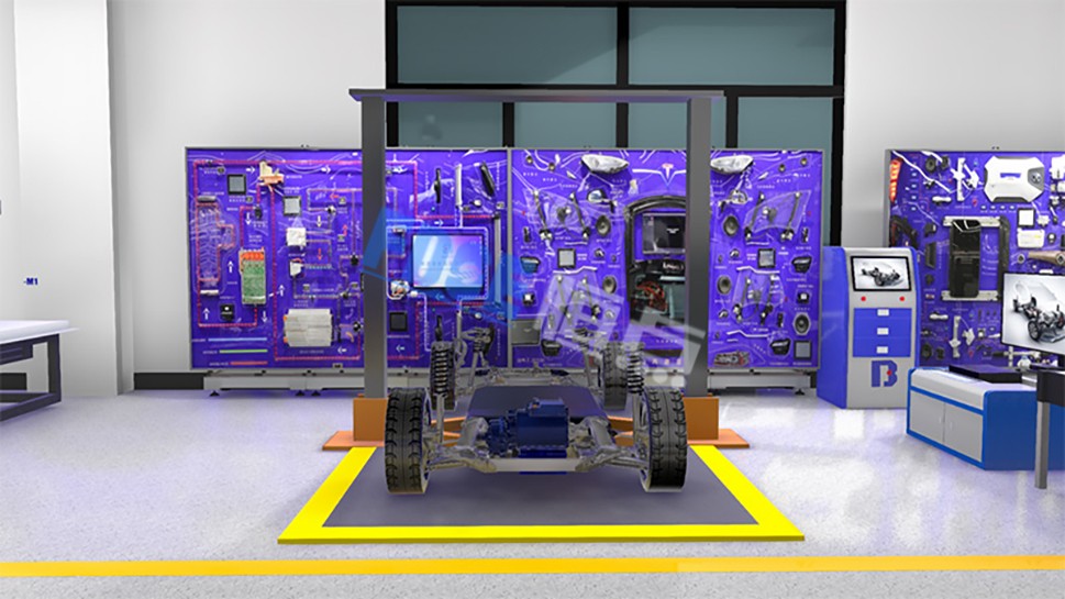 新能源汽车虚实结合实训基地引领教育革新