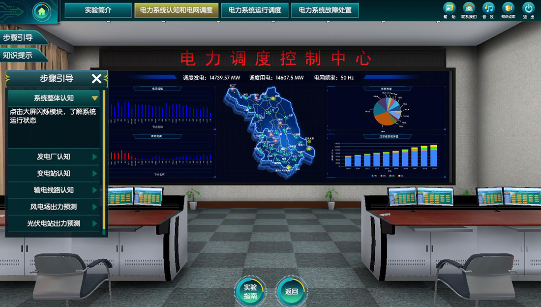 电力虚拟仿真系统实验教学助力节能减排